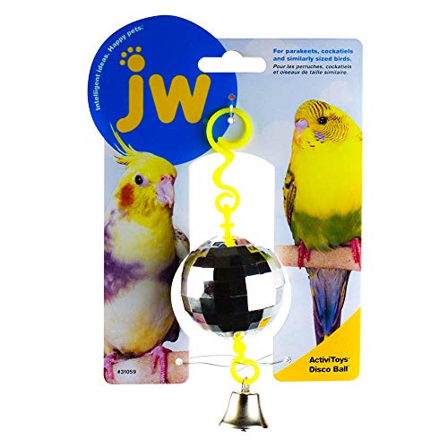 JW Activitoy Disco Ball Small Bird Toy - Image 3