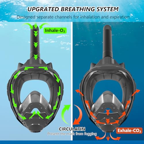 Jwintee Full Face Snorkel Mask With Camera Mount - Image 3