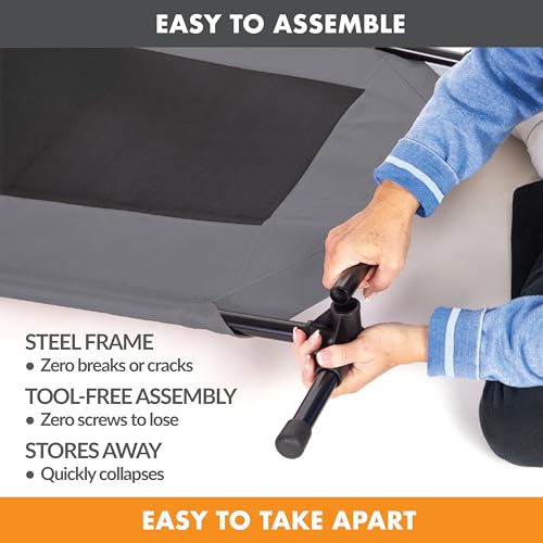 K&H Pet Products Cooling Elevated Dog Bed With Mesh - Image 3