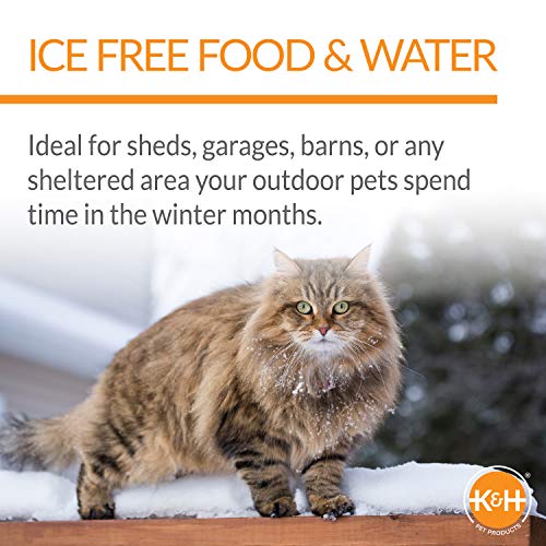 K&H Pet Products Heated Thermo-Kitty Café Cat Bowls, 2093 - Image 3