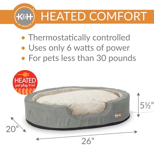 K&H Pet Products Thermo-Snuggly Heated Cuddler Pet Bed - Image 2