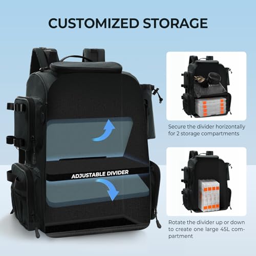 KastKing Bait Boss Pro Fishing Tackle Backpack - Image 4