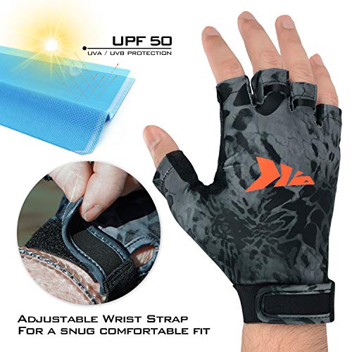 KastKing Gill Raker UPF50+ UV Protection Gloves - Image 3