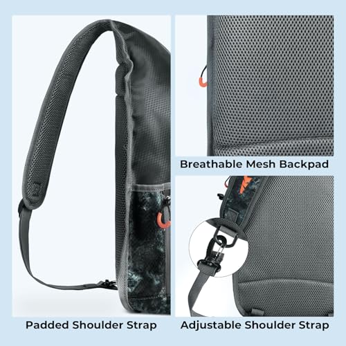KastKing Pond Hopper Sling Fishing Backpack With Tackle Boxes - Image 5