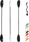 OCEANBROAD Kayak Paddle Alloy Shaft With Leash