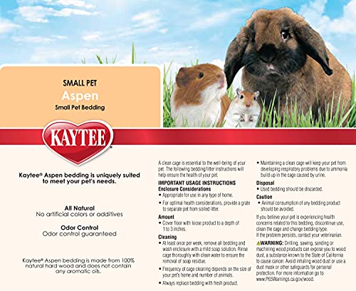 Kaytee Aspen Small Pet Bedding, 226.5L - Image 4