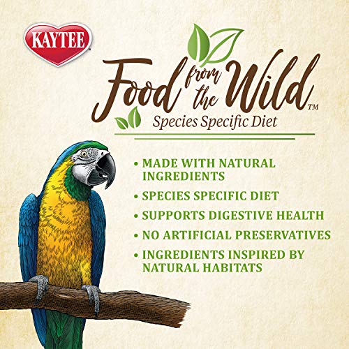 Kaytee Wild Natural Macaw Bird Food, 2.5 Pound - Image 3