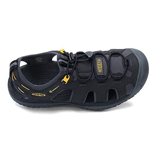 KEEN Utility Men's High Performance Water Shoe, Black/Gold - Image 5