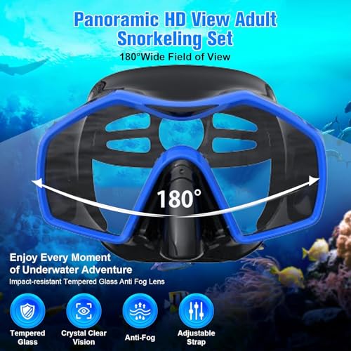 Keephigher Snorkeling Gear Set With Mask & Fins - Image 2