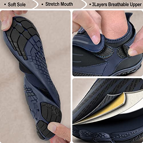 KEMISANT Mens Unisex Barefoot Aqua Water Shoes - Image 4