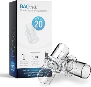 BACtrack Keychain Breathalyzer Mouthpieces (20 Count)