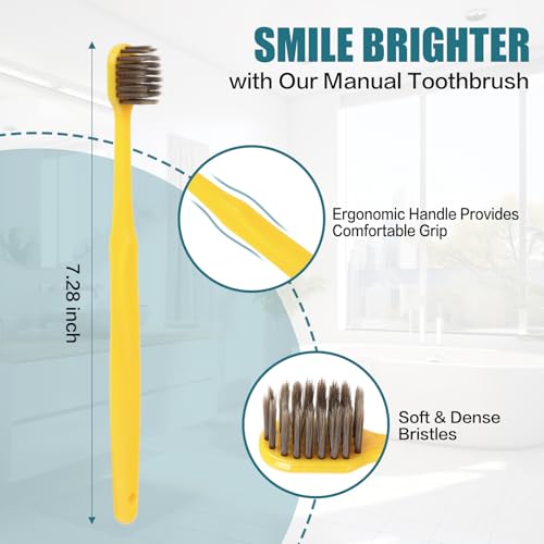 Khrgovd Colorful Disposable Travel Toothbrush Set - Image 3