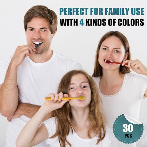 Khrgovd Colorful Disposable Travel Toothbrush Set - Image 2