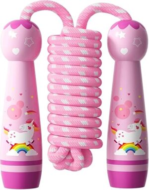 JGM Kids' Adjustable Cotton Skipping Rope