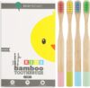 EcoFrenzy Kids Bamboo Toothbrush – Soft Bristles (4 Pack)