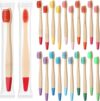 Heentan Kids Bamboo Toothbrushes Soft Bristles