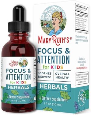 MaryRuth Organics Kids Brain Supplements For Memory & Focus