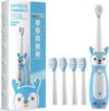 AJELU Kids Electric Toothbrush, 3 Modes, Waterproof