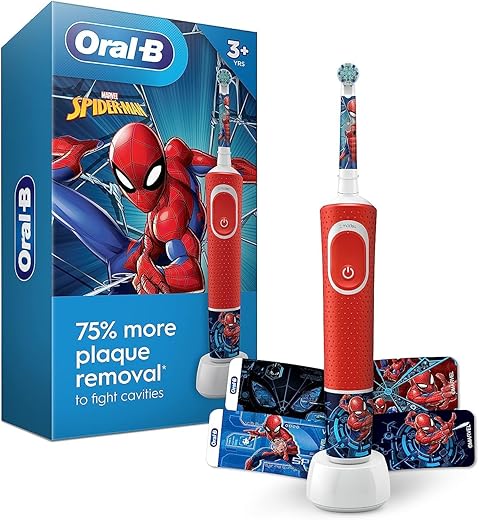 Oral-B Kids Electric Toothbrush Featuring Spiderman