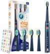 SEAGO Kids Electric Toothbrush With Stickers, Navy