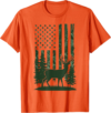 American Son Dad Clothes Mens Child Shirts Girl Kids Hunting Camo Flag T-Shirt