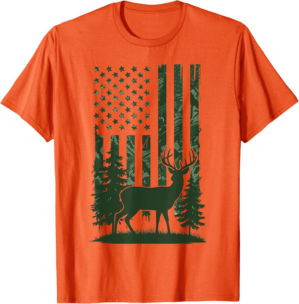 American Son Dad Clothes Mens Child Shirts Girl Kids Hunting Camo Flag T-Shirt