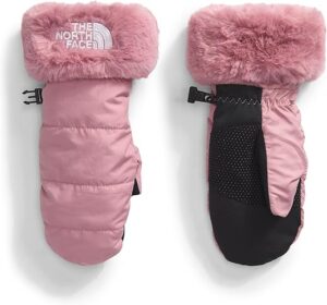 THE NORTH FACE Kids’ Mossbud Swirl Mitt, Mauve, XX-Small