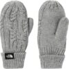 THE NORTH FACE Kids’ Oh Mega Mitts, Light Grey