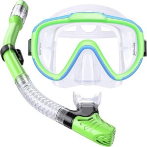 Seovediary Kids Snorkel Set, Anti-Fog Diving Mask