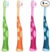 55Dental Kids Soft Giraffe Toothbrush Set, Ages 3-12