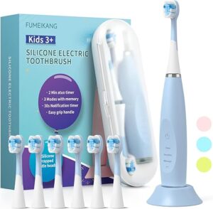 FUMEIKANG Kids Sonic Rechargeable Toothbrush - Blue