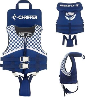 Chriffer Kids Swim Vest For 20-70 Pounds