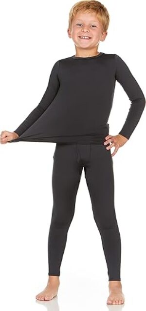 Thermajohn Kids Thermal Underwear Set For Skiing