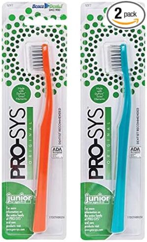 PRO-SYS Kids Toothbrush 2-Pack With Soft Bristles