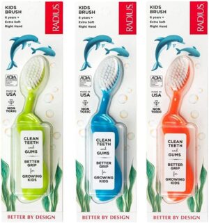 RADIUS Kidz Toothbrush Right Hand BPA Free