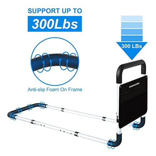 KingPavonini Bed Rails For Elderly Adults - Assist Rail - Image 3