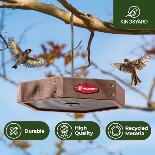 Kingsyard Platform Bird Feeder With Metal Tray - Image 2