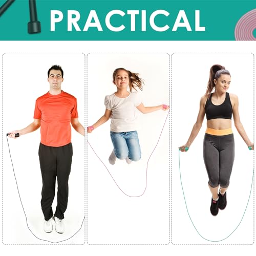 Kishite Adjustable PVC Jump Rope for Exercise - Image 4