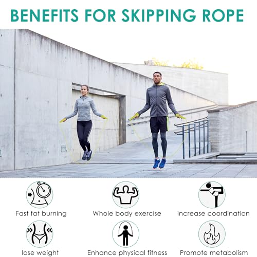 Kishite Adjustable PVC Jump Rope for Exercise - Image 5