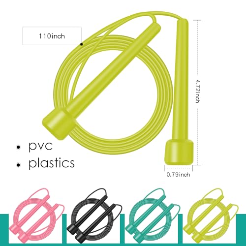 Kishite Adjustable PVC Jump Rope for Exercise - Image 2