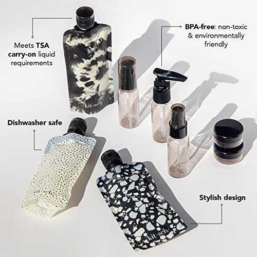 Kitsch Travel Bottles Set For Toiletries - Image 3