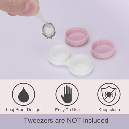 Kmchilj Colorful Contact Lens Kit for Travel - Image 3