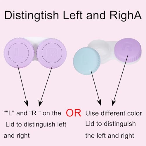 Kmchilj Colorful Contact Lens Kit for Travel - Image 4