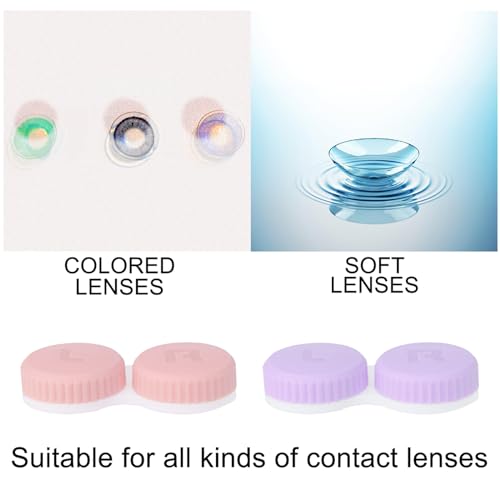 Kmchilj Colorful Contact Lens Kit for Travel - Image 5