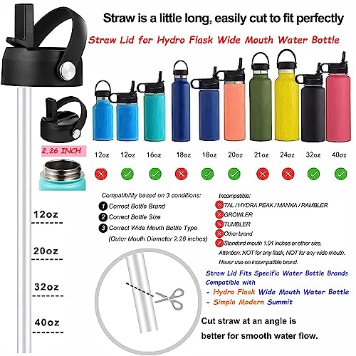 KMN Straw Lid For Wide Mouth Hydro Flask - Image 3