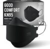 Keangs KN95 Face Masks 50 Pack, Black