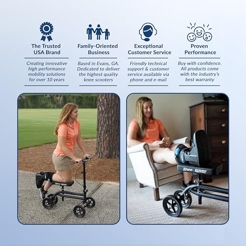 KneeRover Economy Steerable Knee Walker Scooter - Image 2