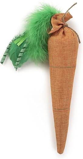 SmartyKat Kolossal Karrot Crinkle Kicker Cat Toy