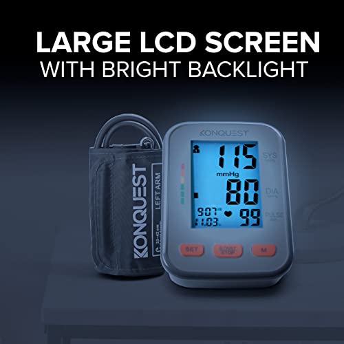 KONQUEST Automatic Upper Arm Blood Pressure Monitor KBP-2704A - Image 5