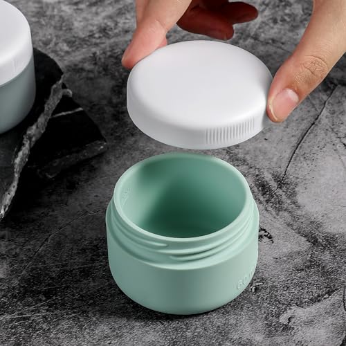 kuangre Travel Containers For Toiletries, Silicone Jars - Image 3